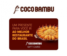 Gift Card Coco Bambu Imediato - R$ 100