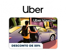 Uber Voucher Desconto 50% Imediato - R$ 15