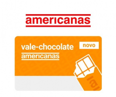 Novo Vale Chocolate Americanas Imediato - R$ 500